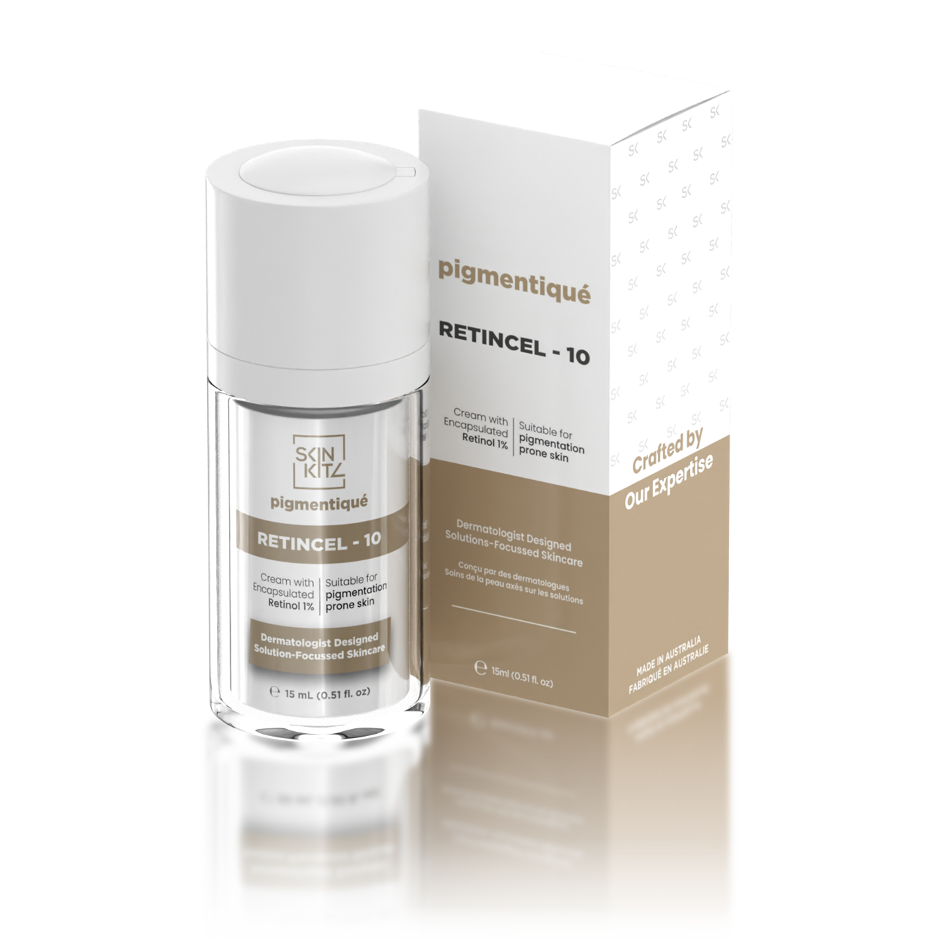 SkinKitz Pigmentiqué RETINCEL-10 Cream 15mL