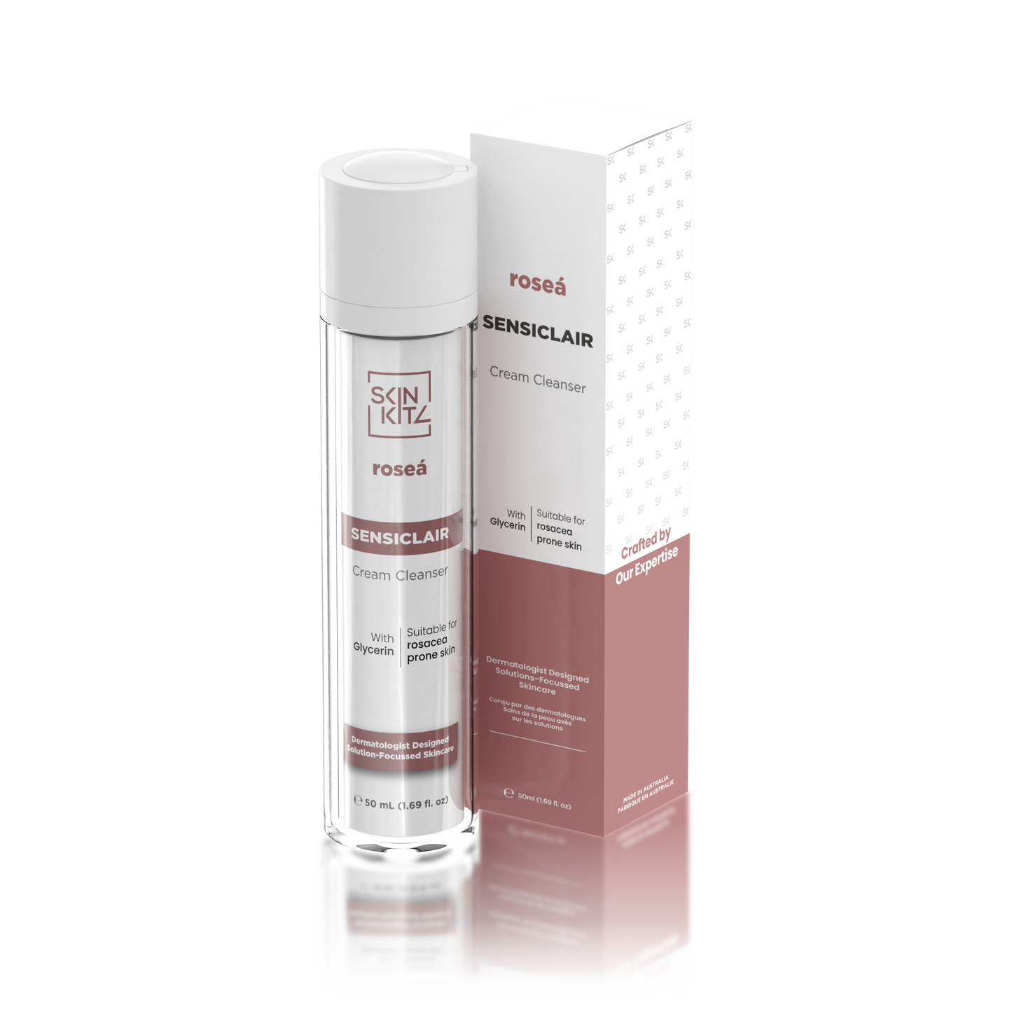 SkinKitz Roseá SENSICLAIR Cream Cleanser 50mL