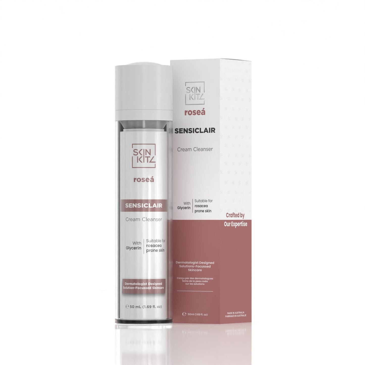 Rosea Sensiclair Cream Cleanser - SkinKitz