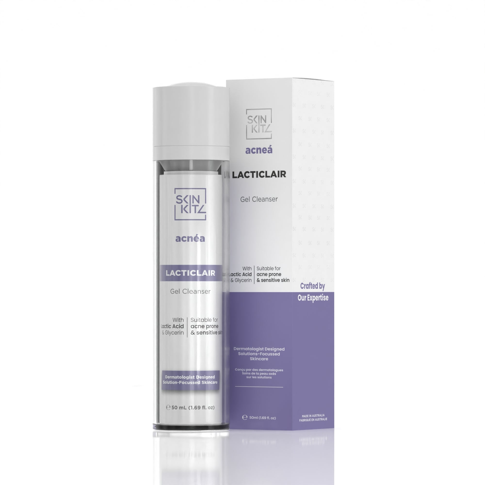 Acnea Lacticlair Gel Cleanser - SkinKitz