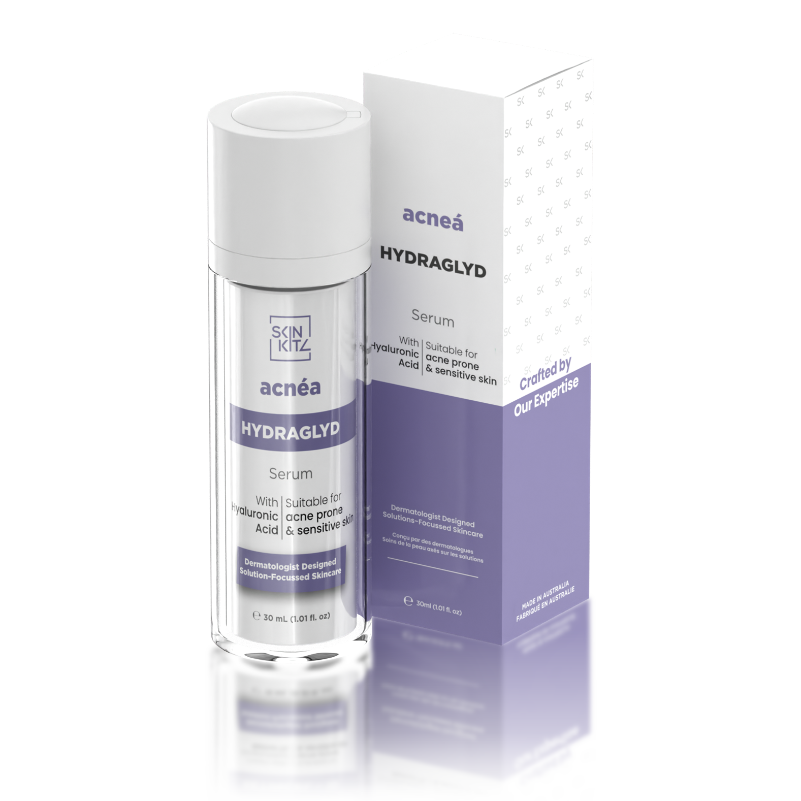 SkinKitz Acnéa HYDRAGLYD Serum 30mL