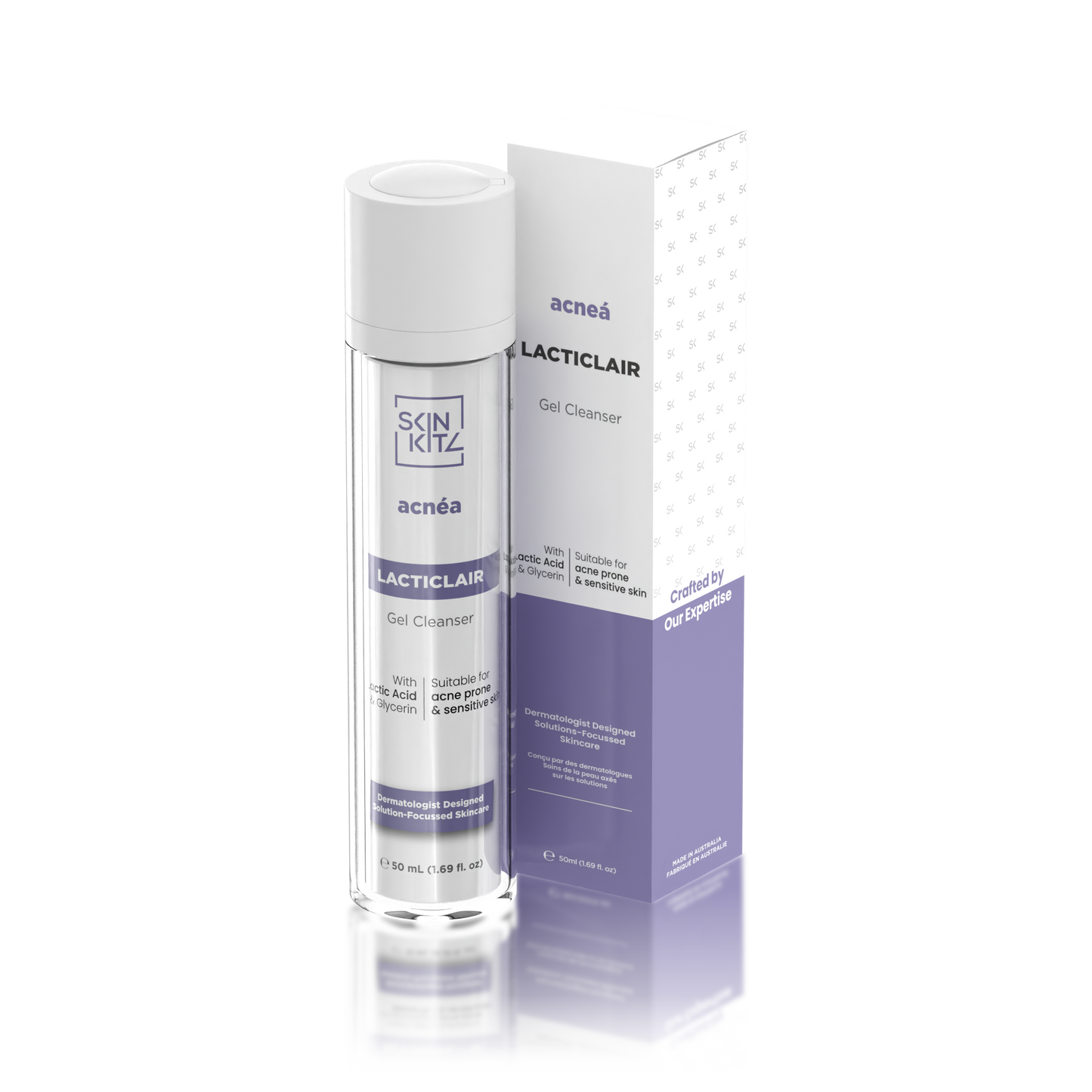 SkinKitz Acnéa LACTICLAIR Gel Cleanser 50mL